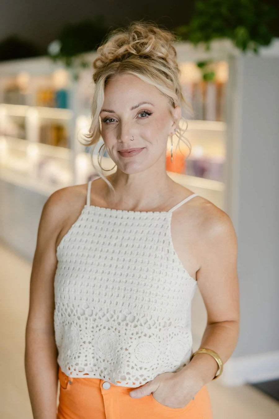 Sarah Jeanne, level 8 senior stylist and education director at Kim Harper Salon in Mason, Ohio